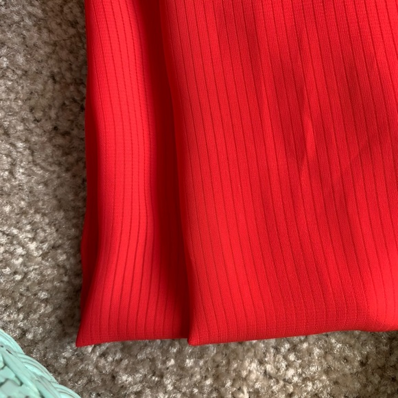 Vintage Sheer Red California Skirt - Picture 11 of 13